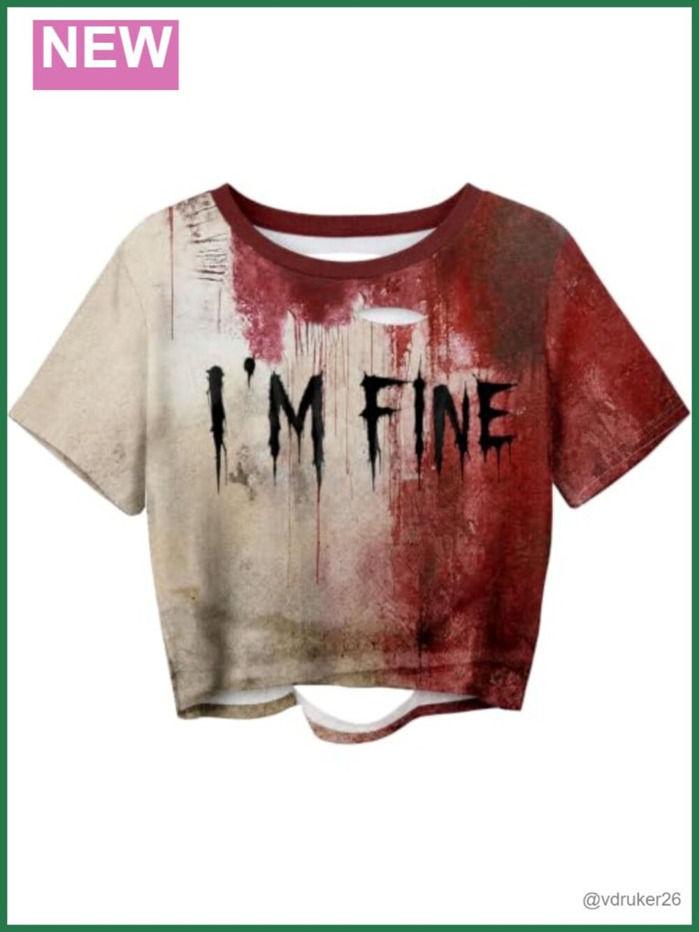Women Halloween Ghost Graphic Crop T-Shirt Short Sleeve Cotton Blend Tee